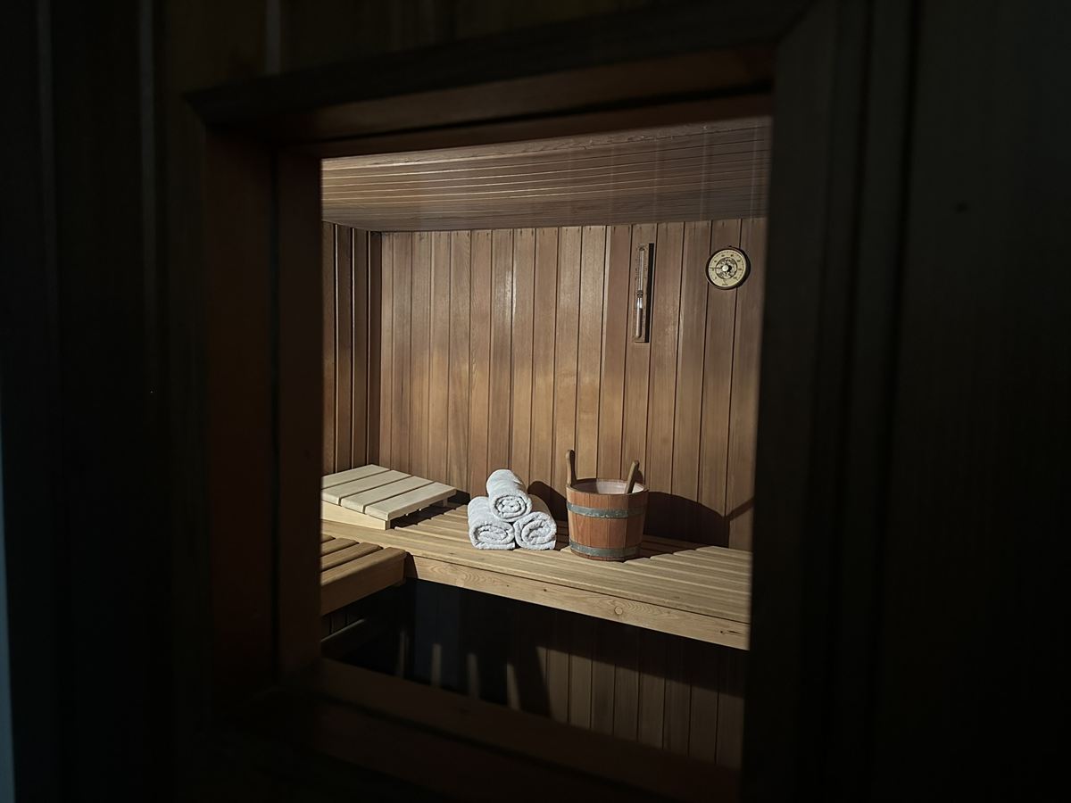 Hauseigene Sauna im Haus Astenalm